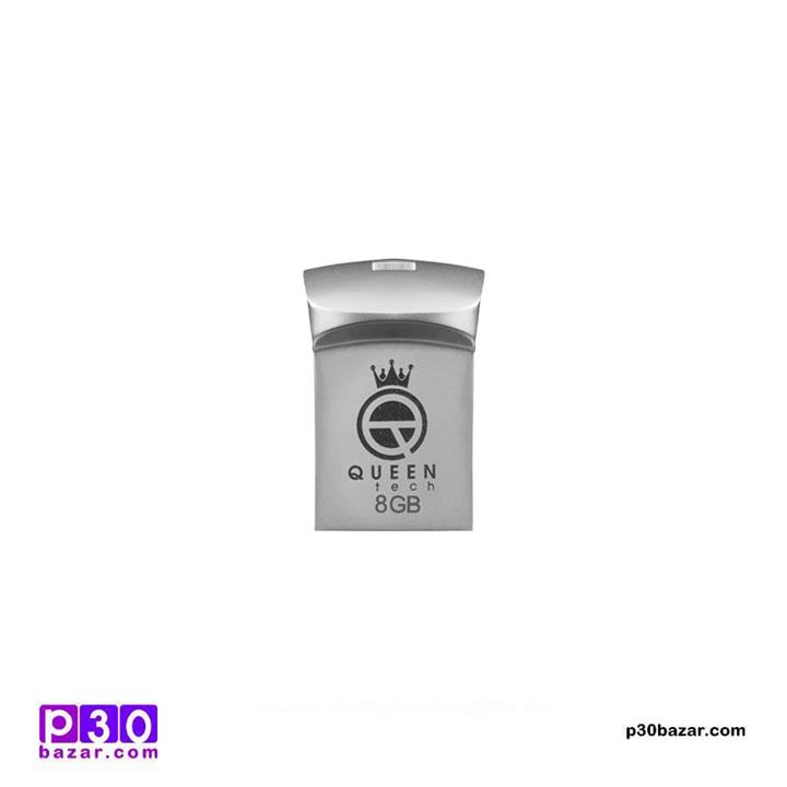 فلش مموری کوئین‌ تِک مدل STEP ظرفیت 8 گیگابات نقره‌ای